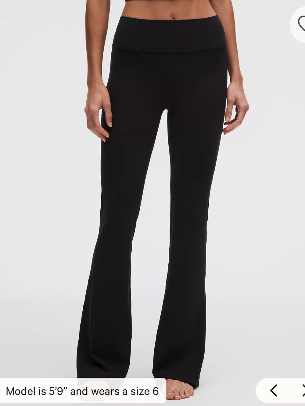 Lululemon Groove Nulu High-Rise Flared Pant
Regular Size 6